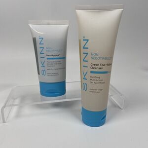 SKINN Non Negotiables Cleanser Green Tea + Mint / Derm Appeal Microdermabrasion